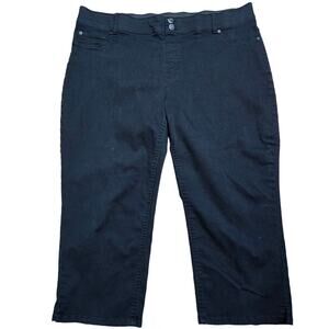 Est. 1946 Denim Black Capris/Cropped Jeans Women's Pull On Size-See Measurements